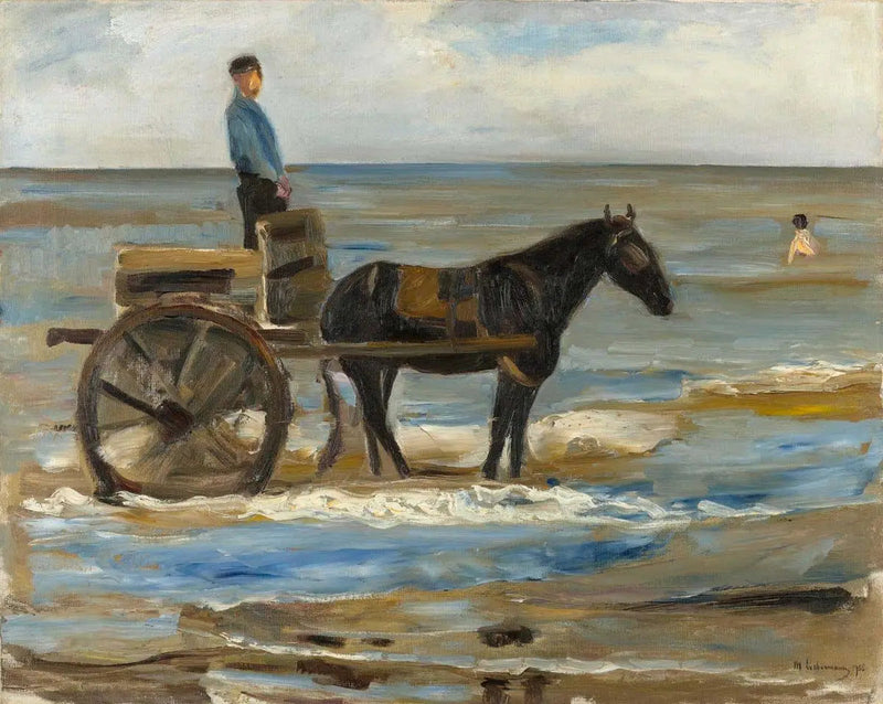 Der Wagen des Retters - Max Liebermann