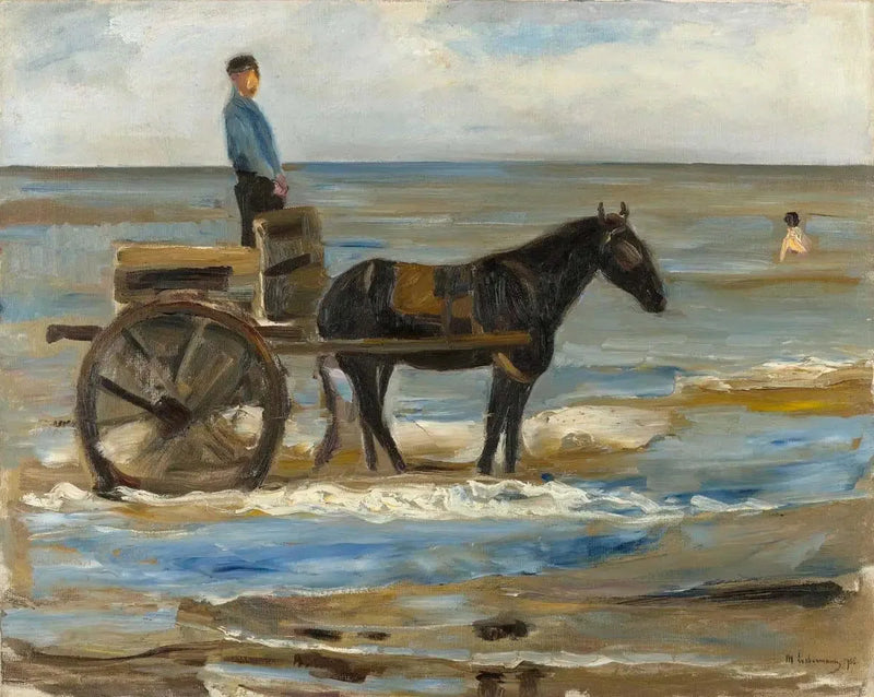Der Wagen des Retters - Max Liebermann