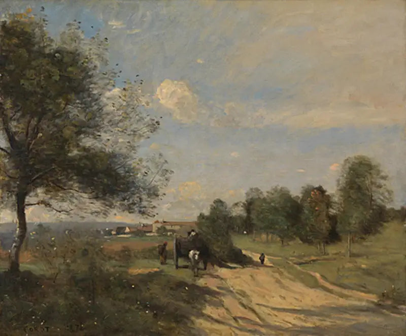 Der Wagen - Jean-Baptiste Camille Corot