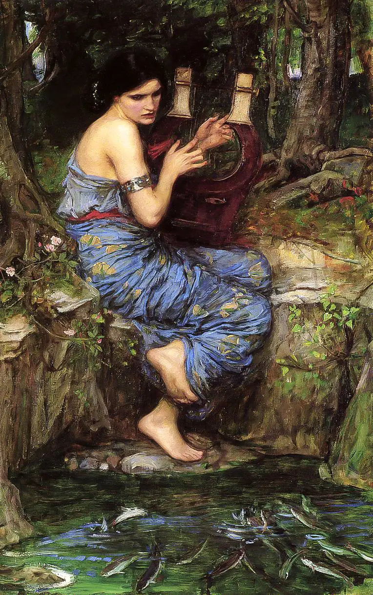 Reproduction du tableau « Le Charmeur - John William Waterhouse » par Alpha Reproduction en peinture à l’huile