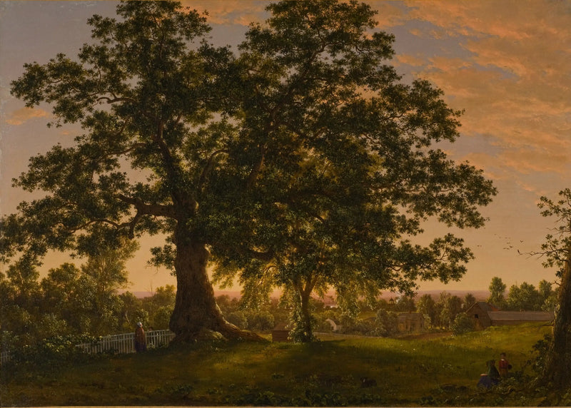 Der Charter Oak in Hartford - Frederic Edwin Church