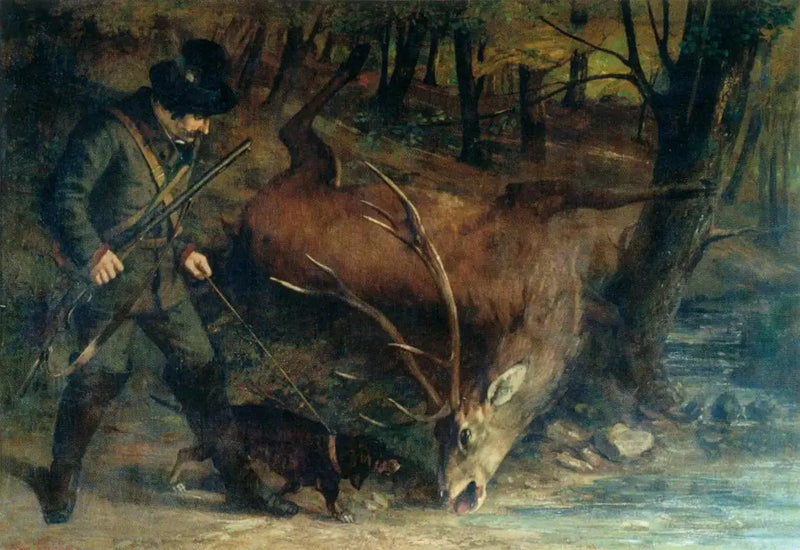 Der deutsche Jäger - Gustave Courbet