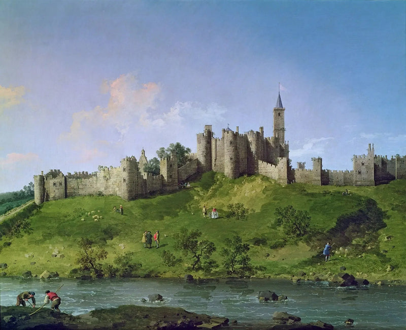Das Schloss von Alnwick - Canaletto