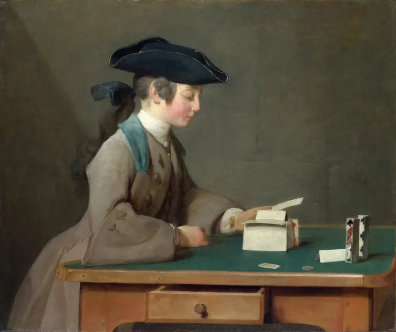Die Kartenburg - Jean Siméon Chardin