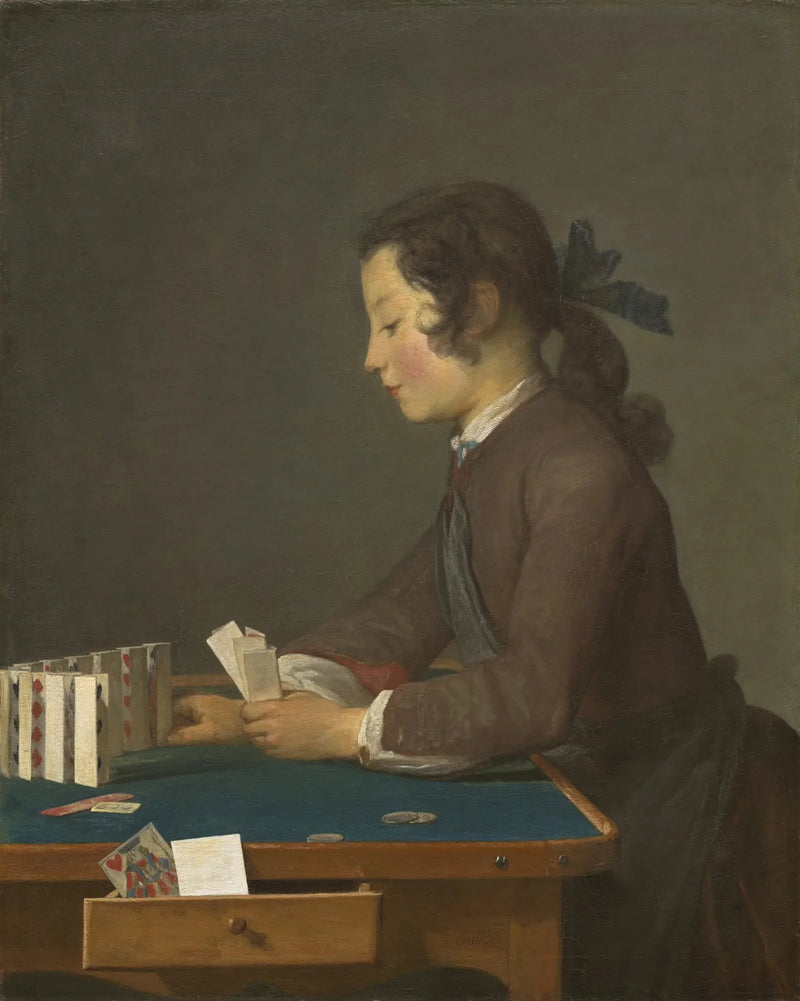 Die Kartenburg - Jean Siméon Chardin