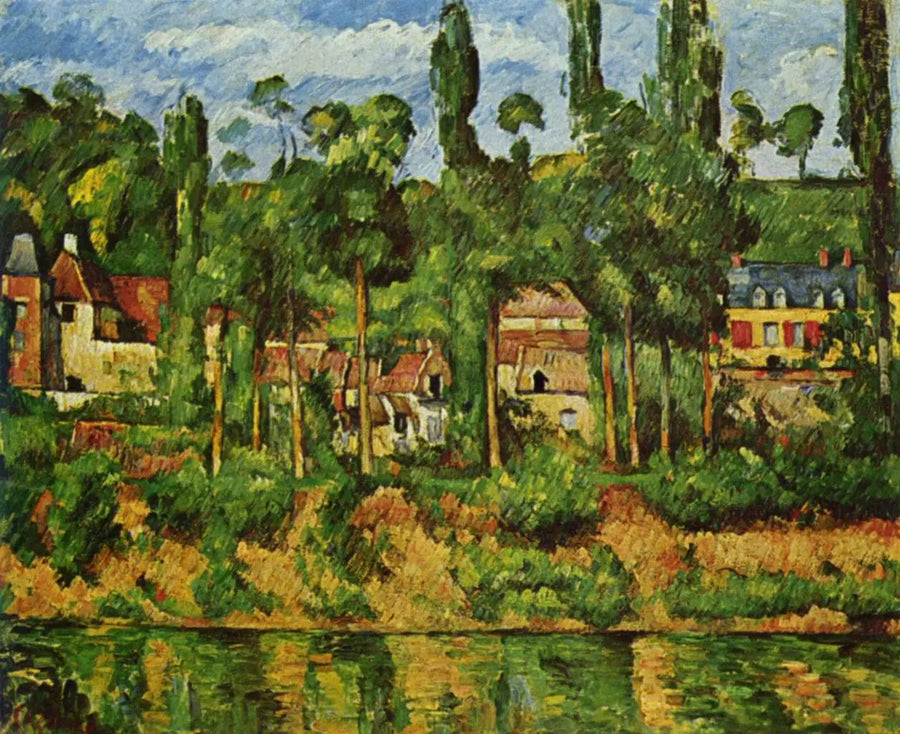 Das Schloss von Médan - Paul Cézanne