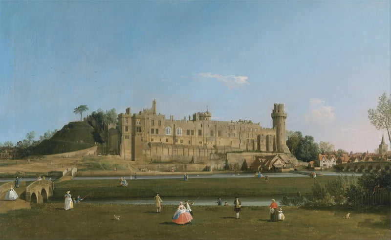 Das Schloss von Warwick - Canaletto