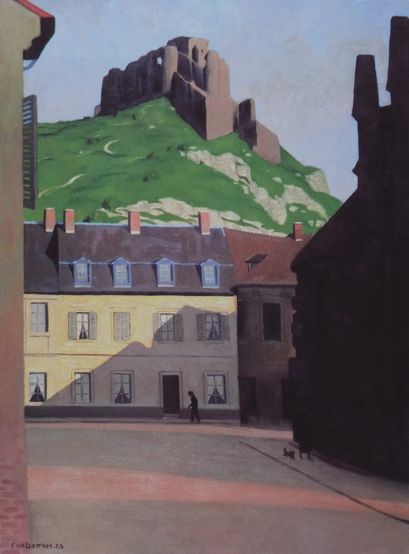 Das Château Gaillard und der Place des Andelys - Félix Vallotton