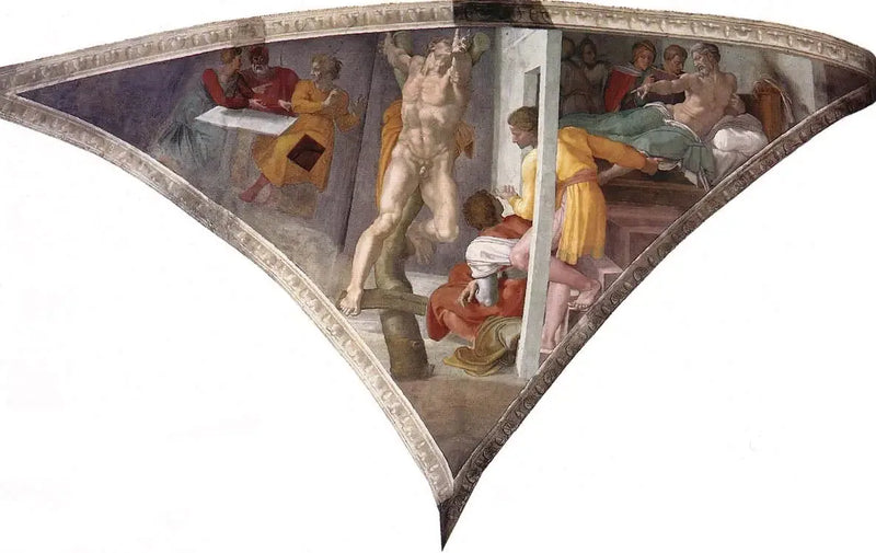 Die Bestrafung des Haman - Michelangelo