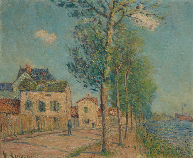Der Weg am Flussufer - Gustave Loiseau