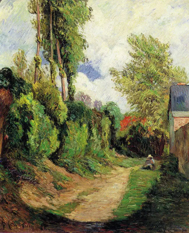 Der Hohlweg - Paul Gauguin