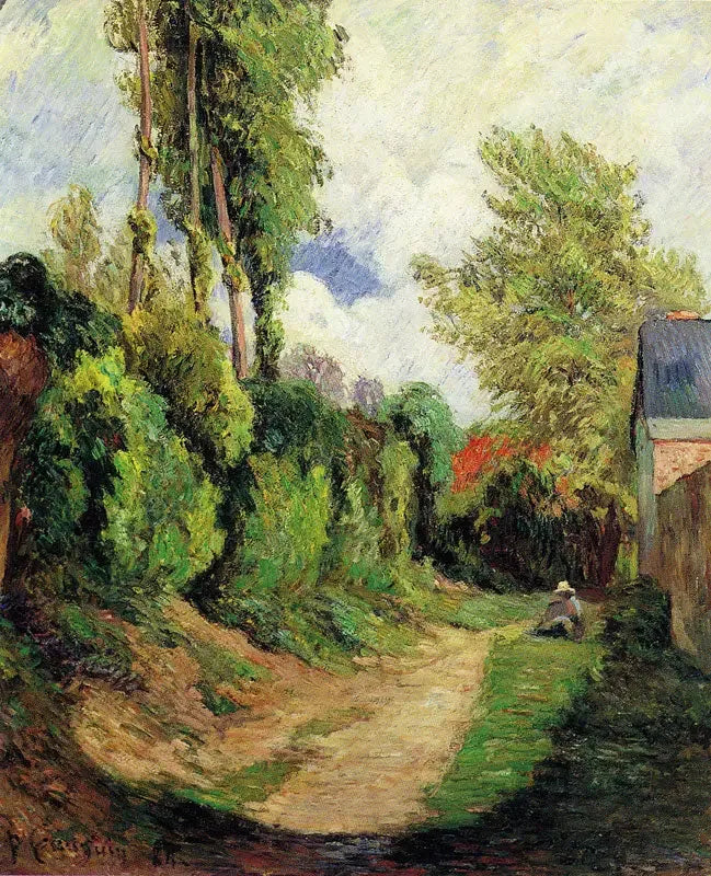 Der Hohlweg - Paul Gauguin