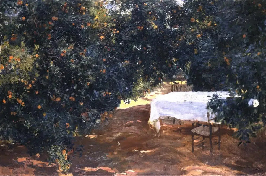 Der Weg im Orangenhain, Alcira - Joaquín Sorolla