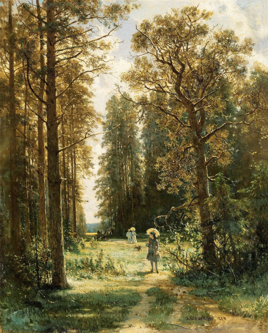 Der Weg im Wald - Ivan Chichkine