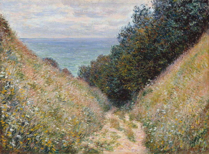 Der Weg von La Cavée, Pourville - Claude Monet