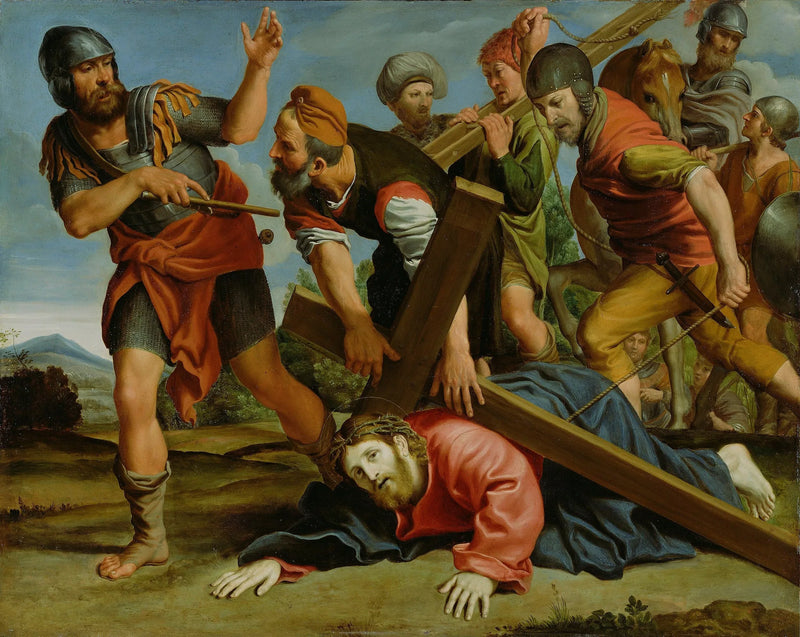 Der Weg des Kalvarienbergs - Domenichino