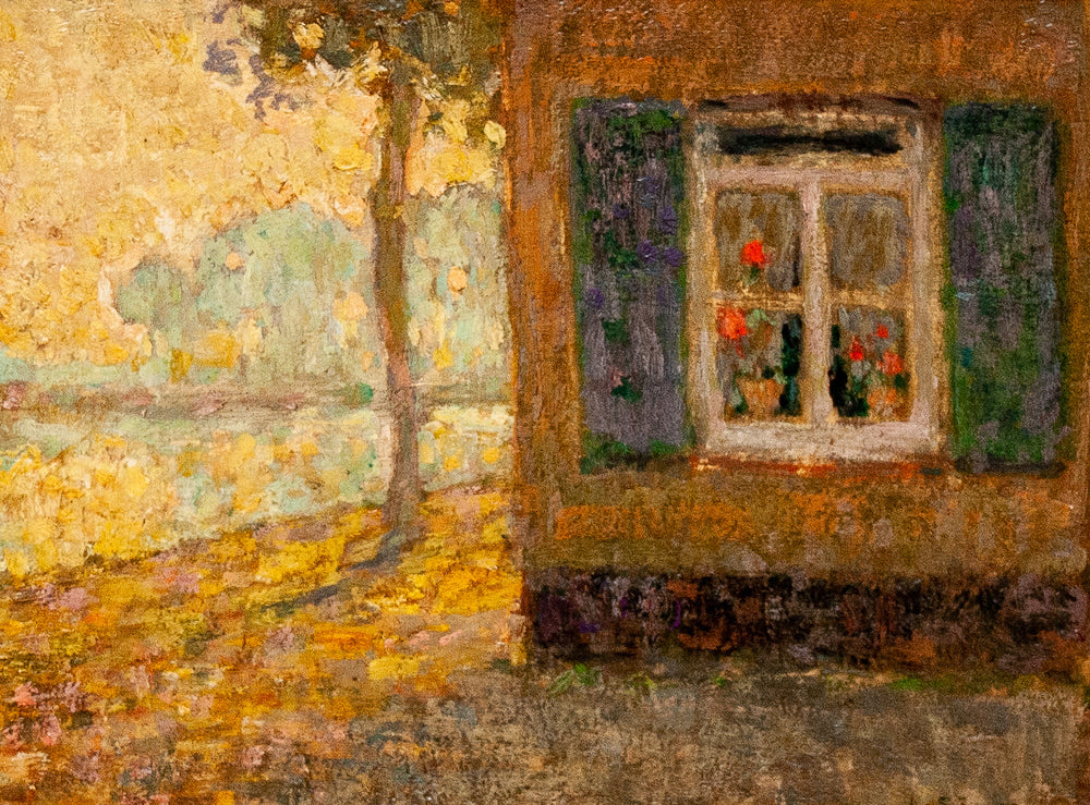 Le chemin du canal à Gravelines - Henri Le Sidaner image 1 tableau peint à l’huile sur toile