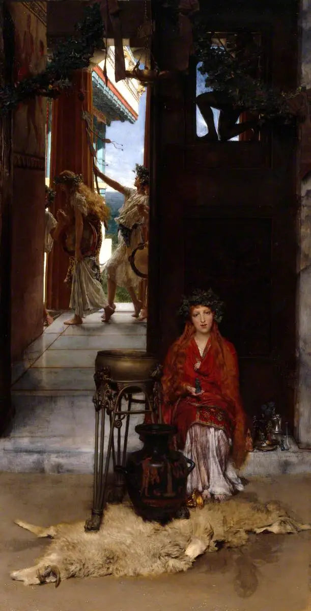 Der Weg des Tempels - Lawrence Alma-Tadema