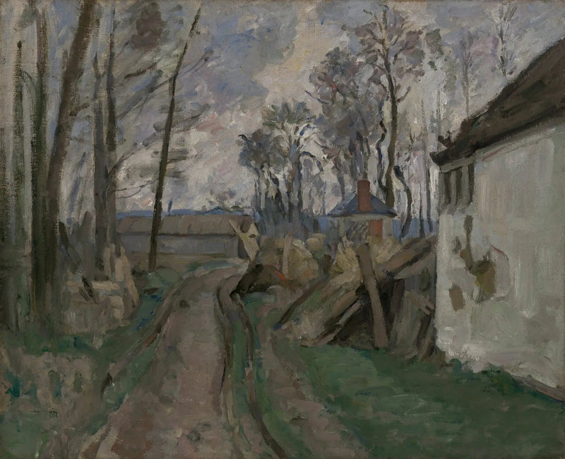 Der Weg zum Dorf - Paul Cézanne