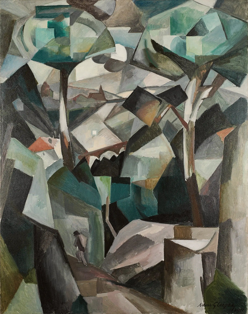 Der Weg, Landschaft in Meudon - Albert Gleizes
