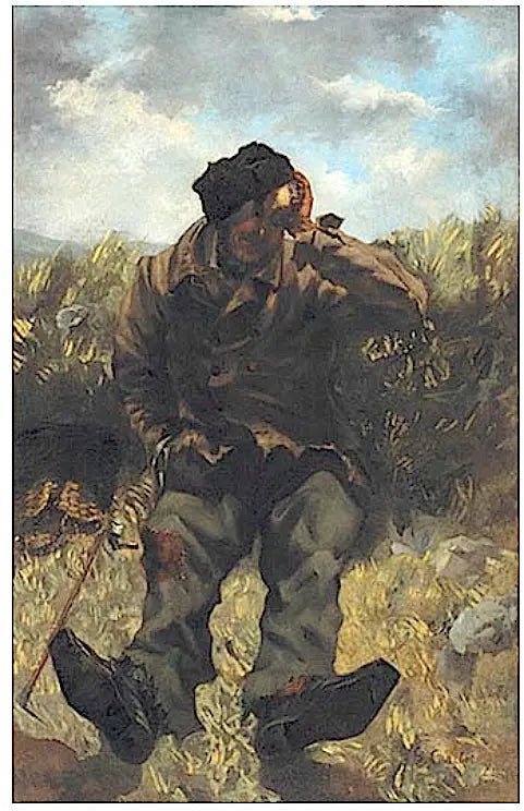 Der Chemineau - Gustave Courbet