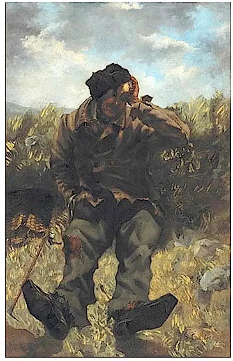 Der Chemineau - Gustave Courbet