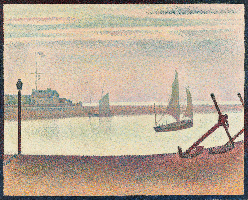 Der Kanal von Gravelines, eines Abends - Georges Seurat