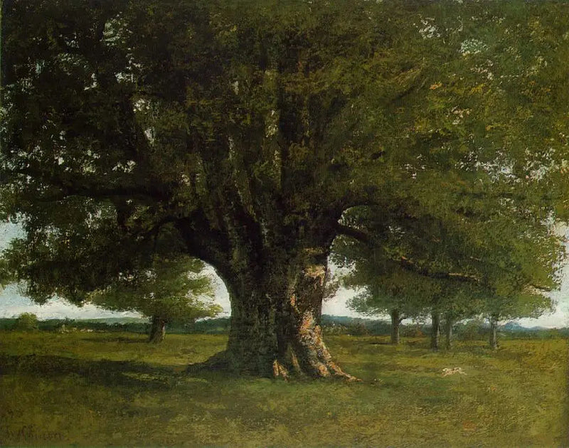 Die Eiche von Flagey - Gustave Courbet