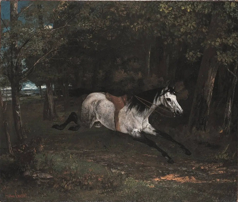 Das gestohlene Pferd - Gustave Courbet