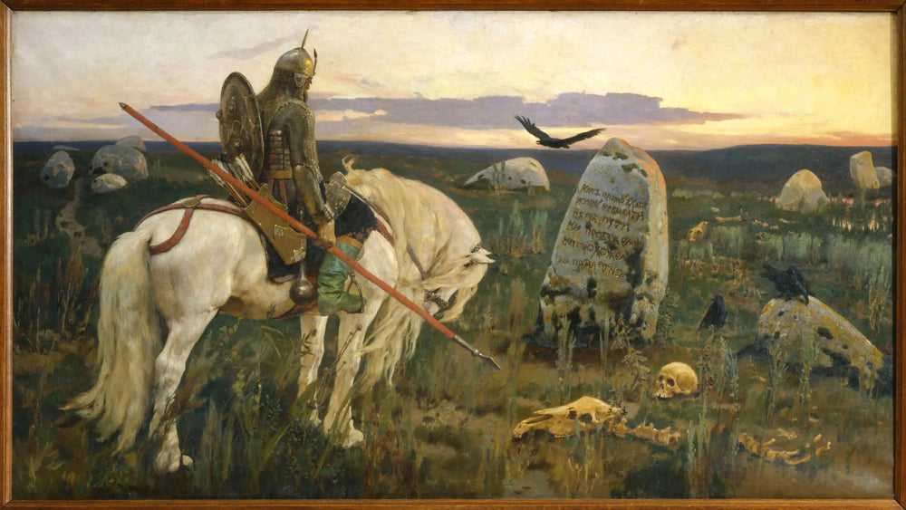 Le Chevalier à la croisée des chemins - Viktor Vasnetsov image 1 copie de tableau peinte à la main