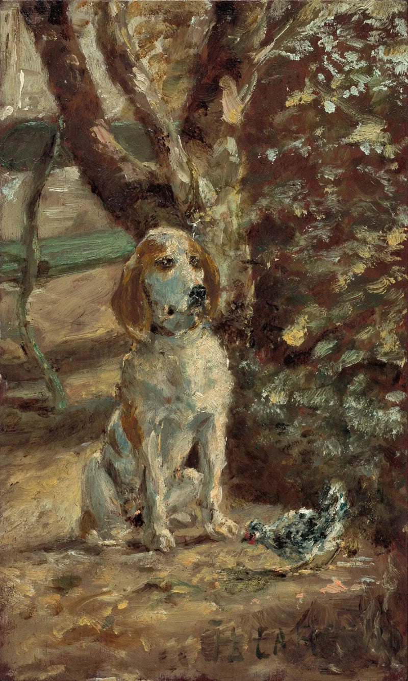 Der Hund des Künstlers Flèche - Henri de Toulouse-Lautrec