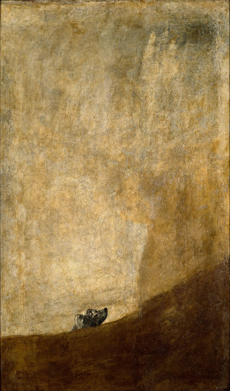 Der Hund - Francisco de Goya