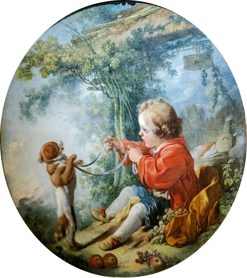 Der gelehrte Hund - Jean-Honoré Fragonard