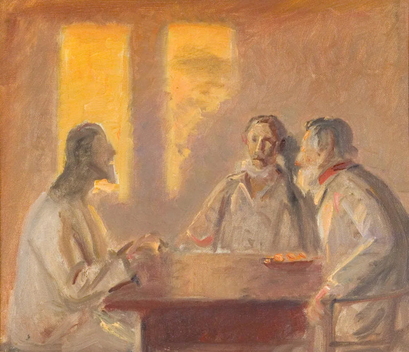 Christus in Emmaus – Michael Peter Ancher