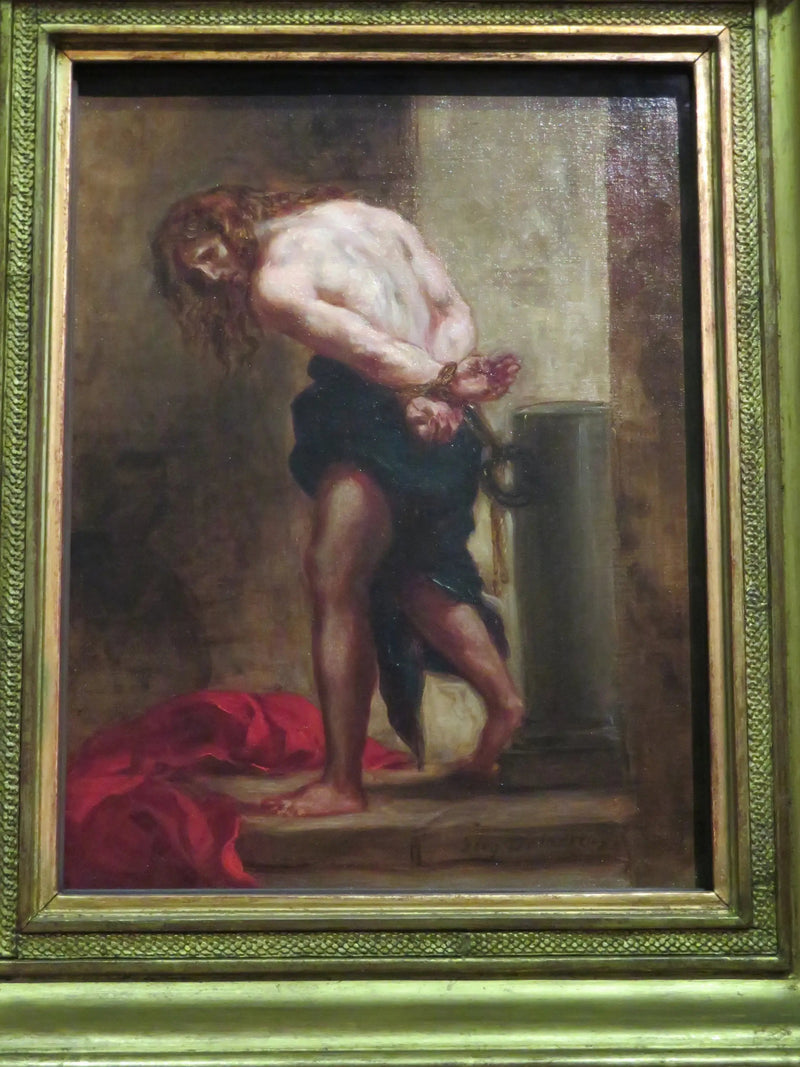 Der Christus an der Säule - Eugène Delacroix