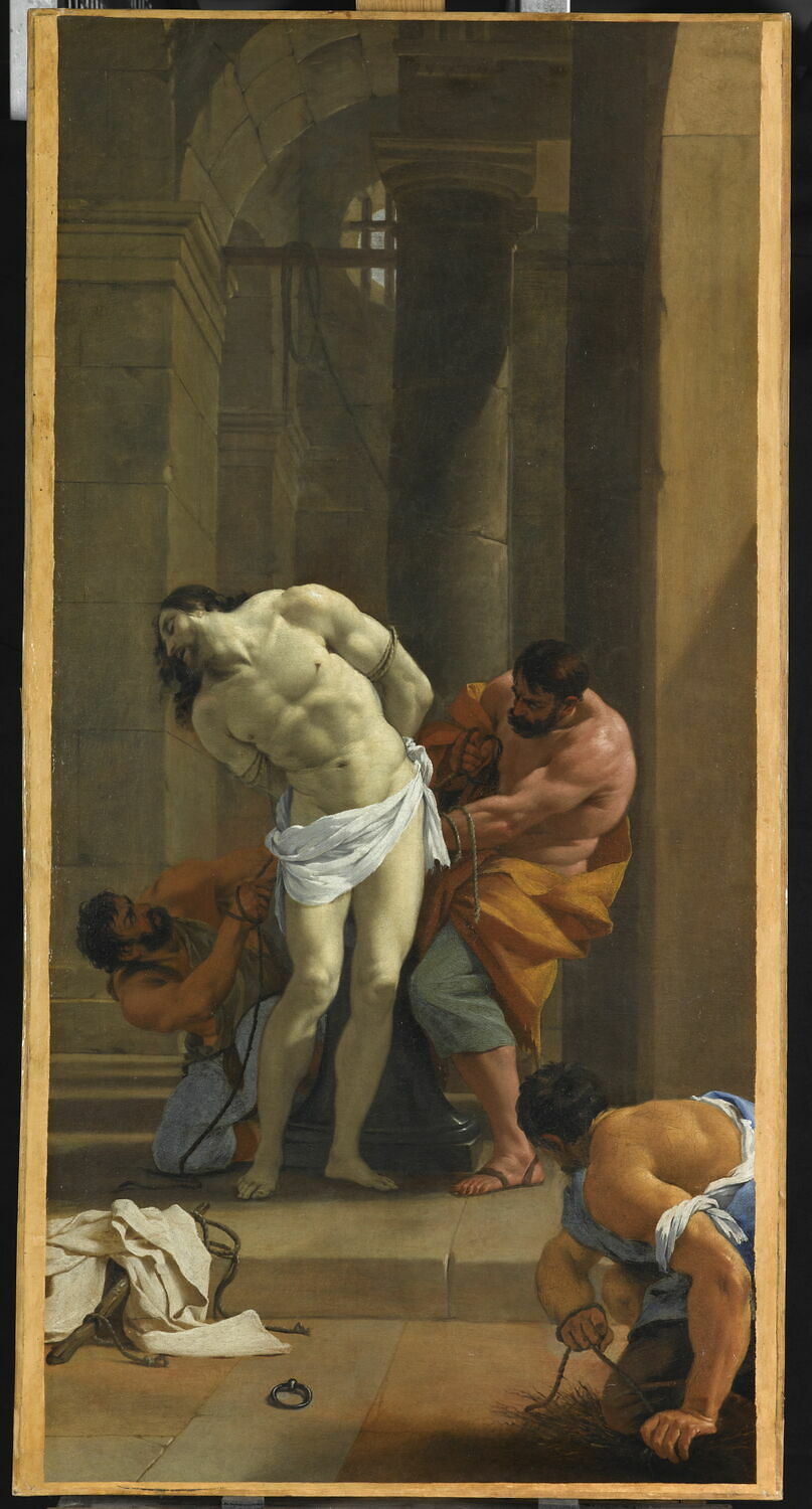 Der Christus an der Säule - Simon Vouet