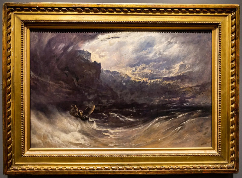 Der Christus beruhigt den Sturm - John Martin