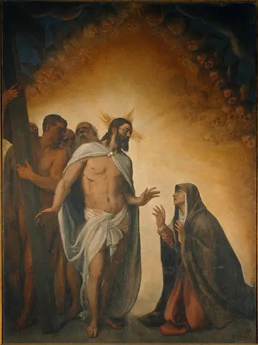 Der Christus, der seiner Mutter nach seiner Auferstehung erscheint - Titian