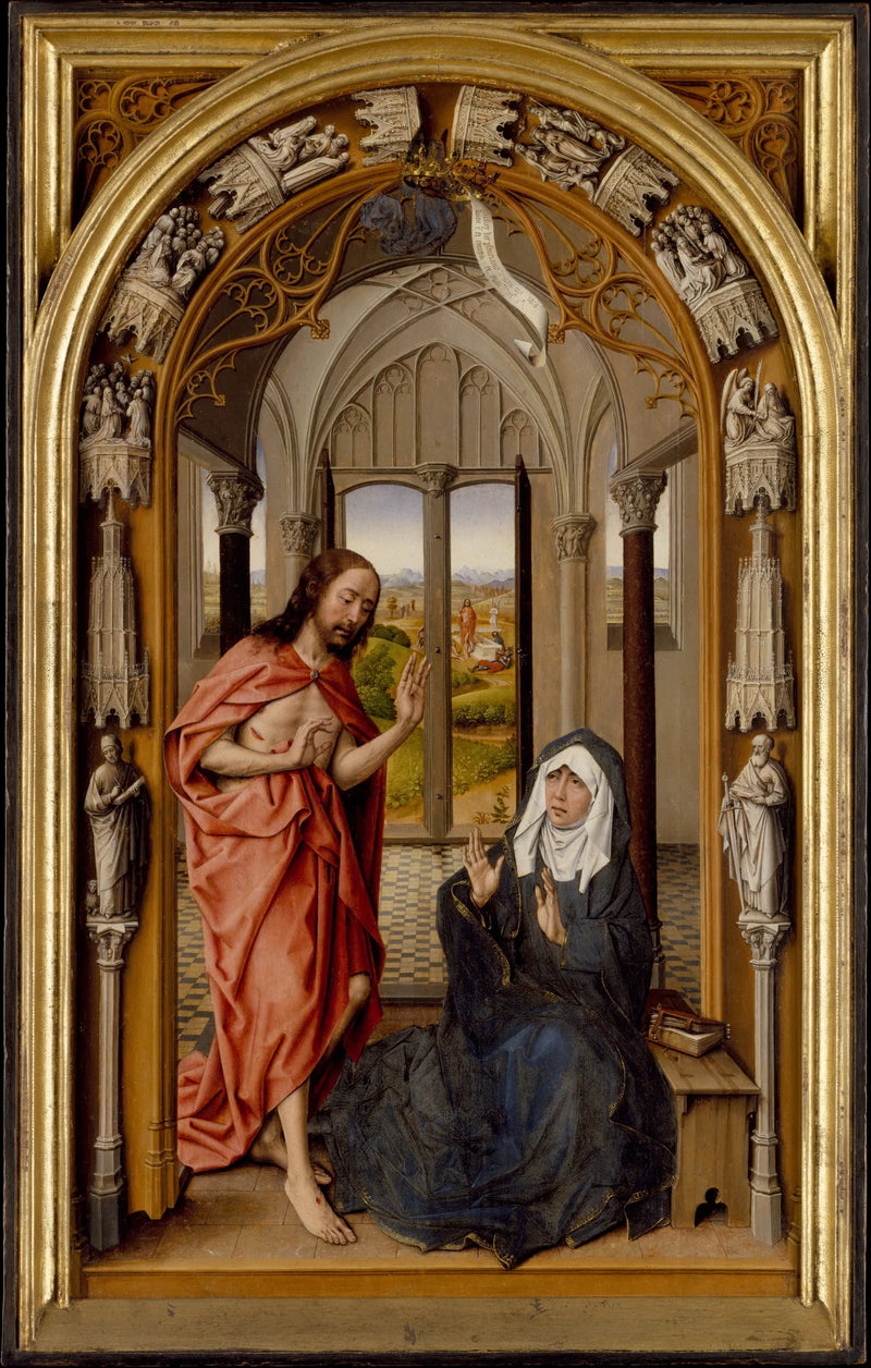 Christus erscheint seiner Mutter - Juan de Flandes