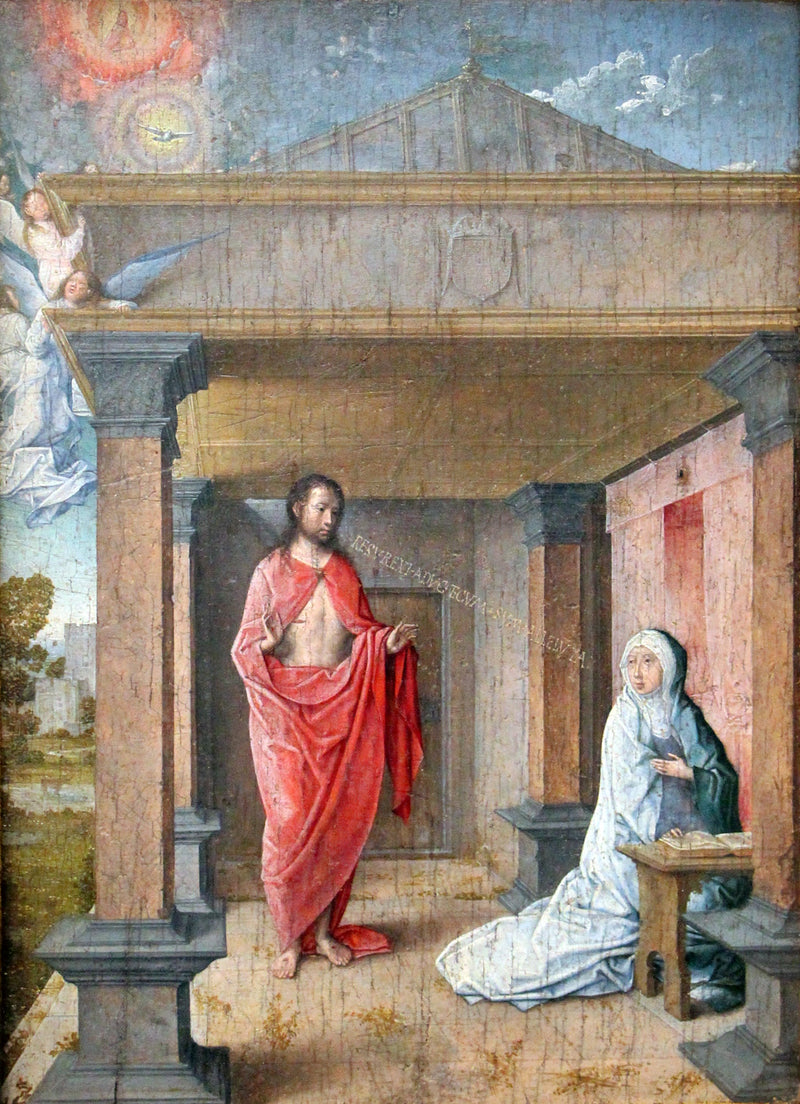 Christus erscheint Maria - Juan de Flandes
