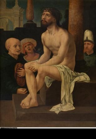 Der sitzende Christus auf dem kalten Stein - Jan Gossaert