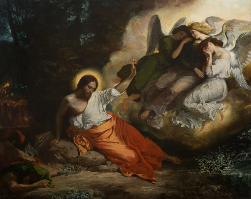 Christus im Garten der Ölbäume - Eugène Delacroix