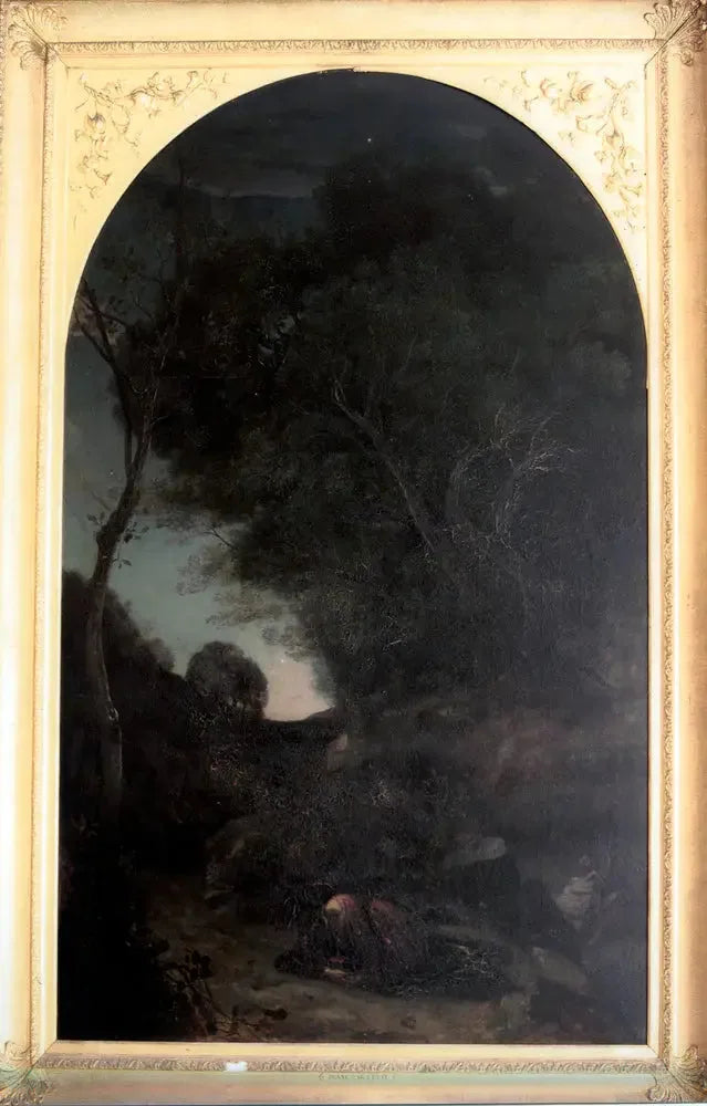 Der Christus im Garten Gethsemane - Jean-Baptiste Camille Corot