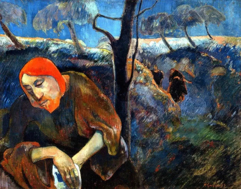 Der Christus im Garten der Ölbäume - Paul Gauguin
