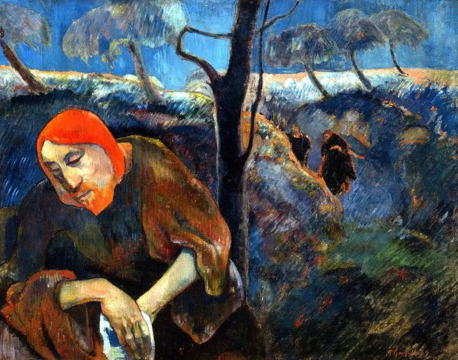 Der Christus im Garten der Ölbäume - Paul Gauguin