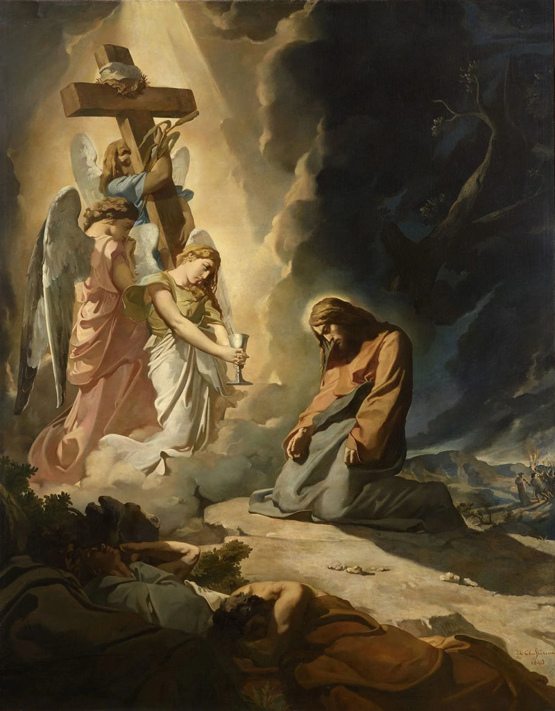 Christus im Garten Gethsemane - Théodore Chassériau