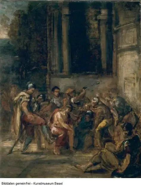 Christus im Prätorium - Eugène Delacroix