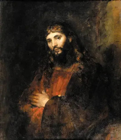 Le Christ aux bras croisés - Rembrandt image 1 copie de tableau peinte à la main