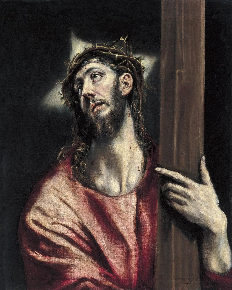 Der Christus mit dem Kreuz - El Greco