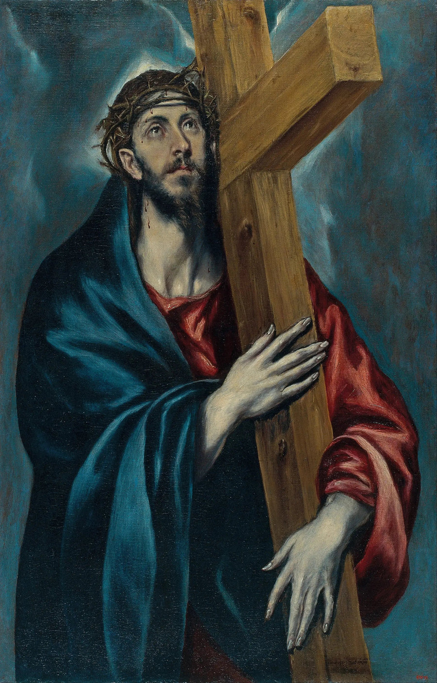 Der Christus mit dem Kreuz - El Greco